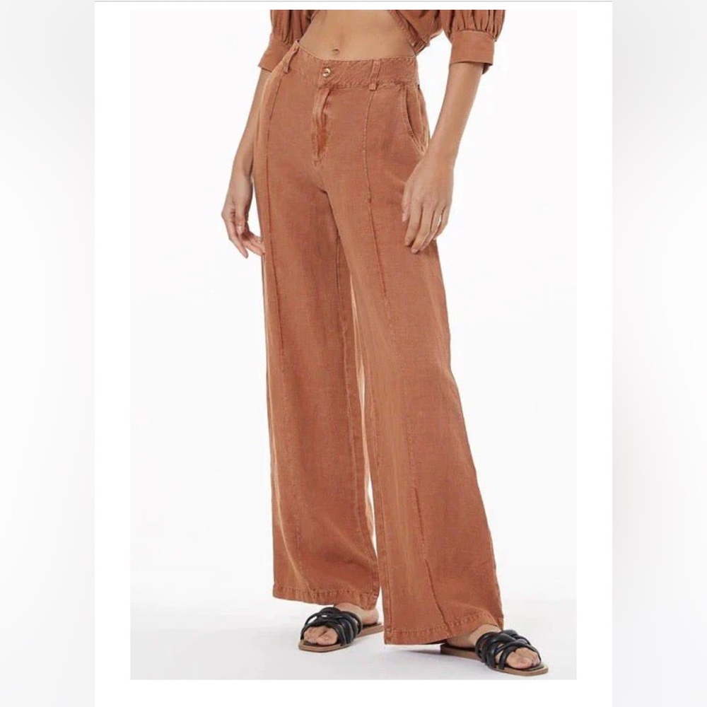 YFB RED 🍒 Easton Linen Trousers